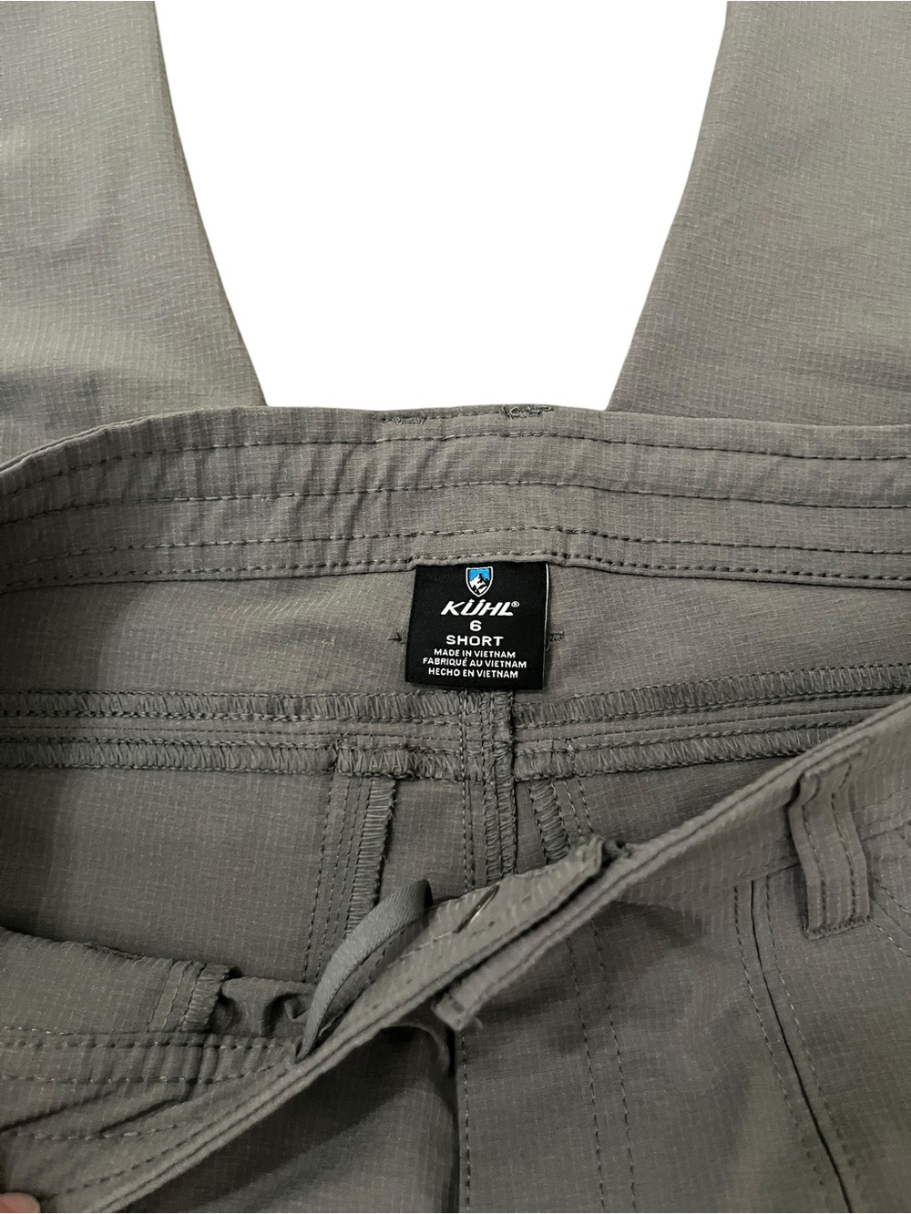 KÜHL Horizn Skinny Cargo Hiking Pants Gray Size 6 Short - Picture 7 of 15